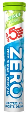 Электролитный напиток в таблетках HIGH5 Zero Electrolyte Sports Drink, Упаковка 20szt x 4 г, вкус цитрусовый