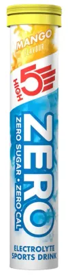 Электролитный напиток в таблетках HIGH5 Zero Electrolyte Sports Drink, Упаковка 20szt x 4 г, вкус манго