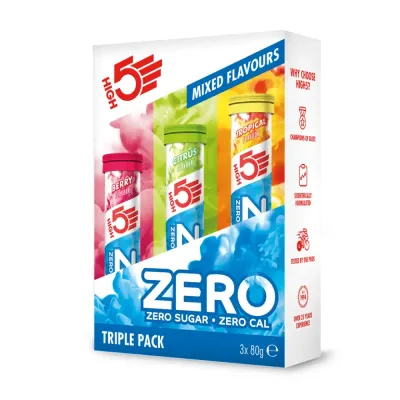 Электролитный напиток в таблетках HIGH5 Zero Electrolyte Sports Drink, Упаковка 3szt x 80 г