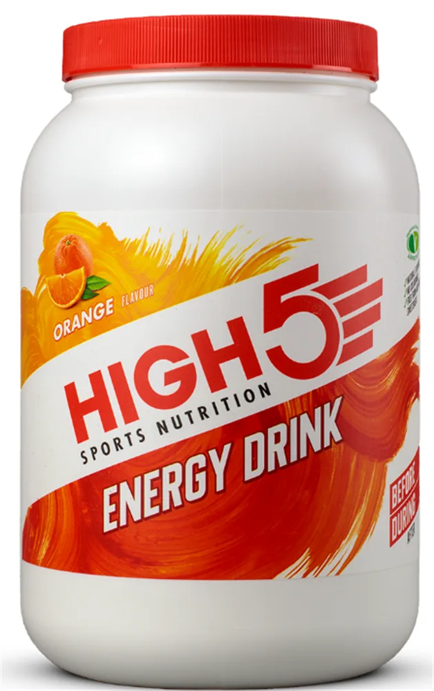 Изотонический напиток HIGH5 Energy Drink, Упаковка 2200 г, вкус апельсиновый / Упаковка 2200 г, вкус тропические фрукты