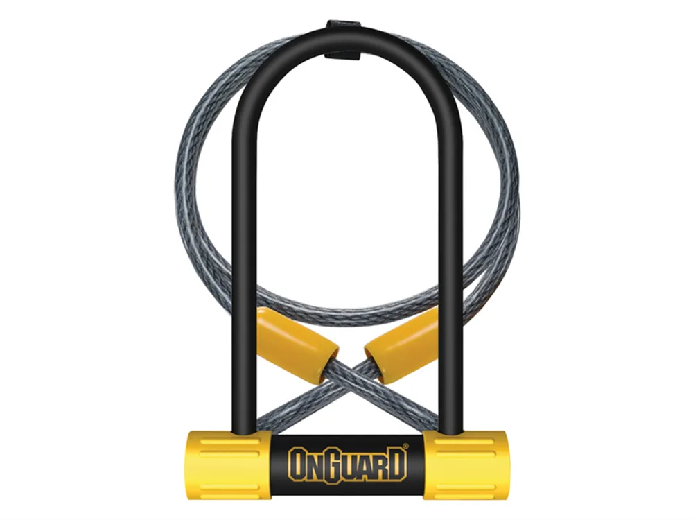Замок велосипедный U-lock ONGUARD Bulldog Medium DT 8015 с тросом