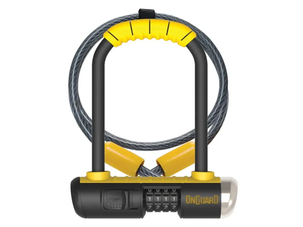 Замок велосипедный U-lock ONGUARD Combo Mini DT 8015C с тросом
