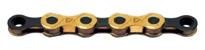 Цепь KMC X12 Ti-N Gold/Black