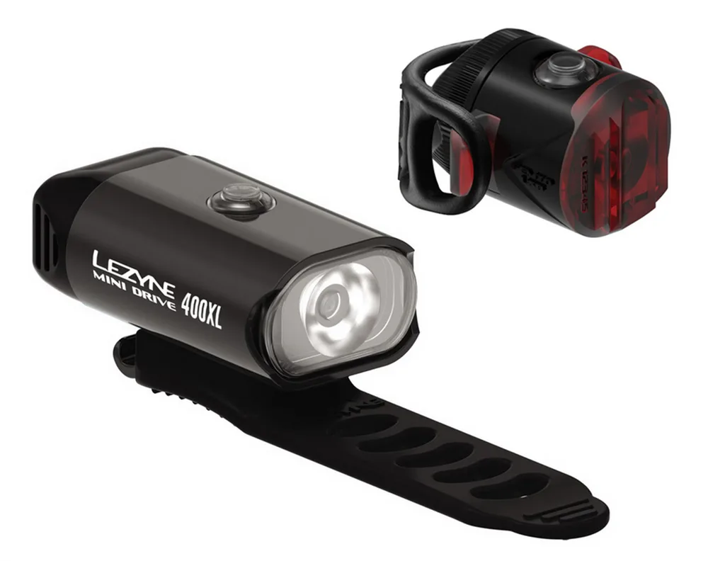Комплект велосипедных фонарей Lezyne Mini Drive 400 / Femto Drive USB