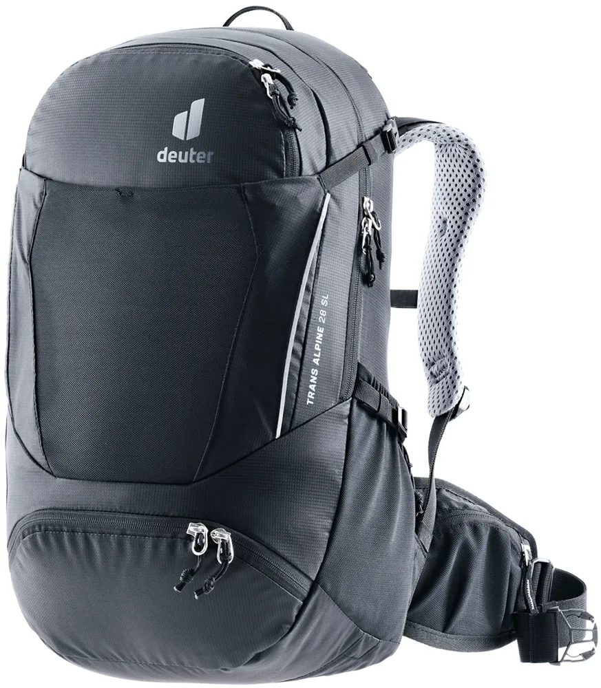 Рюкзак велосипедный Deuter Trans Alpine 28 SL, Объём 28 л, цвет чёрно-антрацитовый / Объём 28 л, цвет бежевый