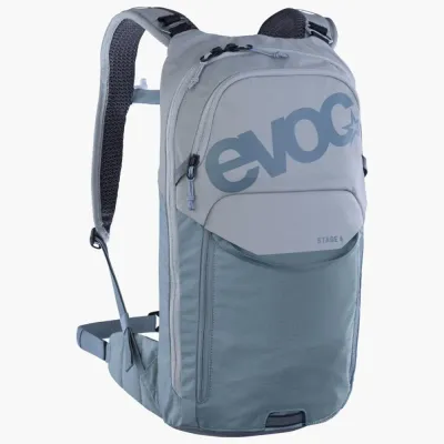 Рюкзак велосипедный с питьевой системой Evoc Stage 6 + 2 л, Объём 6 л, цвет серо-стальной