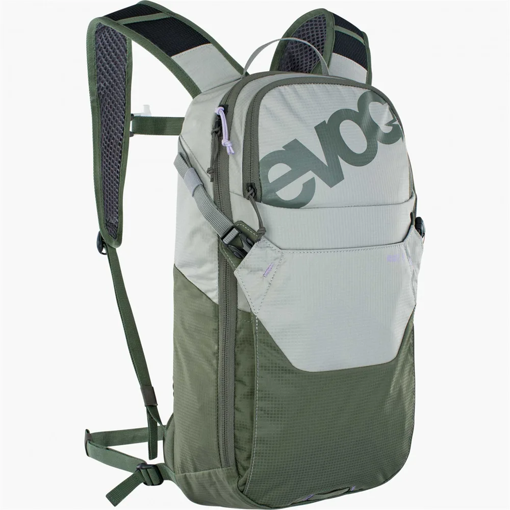 Рюкзак велосипедный с питьевой системой Evoc Ride 8 + 2 л, Объём 8 л, цвет серо-оливковый / Объём 8 л, цвет голубой