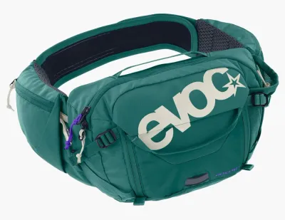 Поясная сумка с питьевой системой Evoc Hip Pack Pro 3 + 1,5 л, Объём 3 л, цвет зелёный