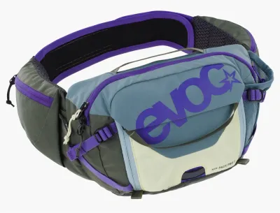 Поясная сумка Evoc Hip Pack Pro 3, Объём 3 л, цвет фиолетово-стально-оливковый