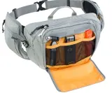 Поясная сумка с питьевой системой Evoc Hip Pack 3 + 1.5 л, Объём 3 л, цвет серый / Объём 3 л, цвет чёрный / Объём 3 л, цвет серо-жемчужный / Объём 3 л, цвет фиолетовый — фото 6