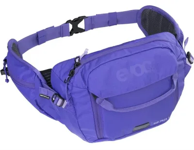 Поясная сумка с питьевой системой Evoc Hip Pack 3 + 1.5 л, Объём 3 л, цвет фиолетовый