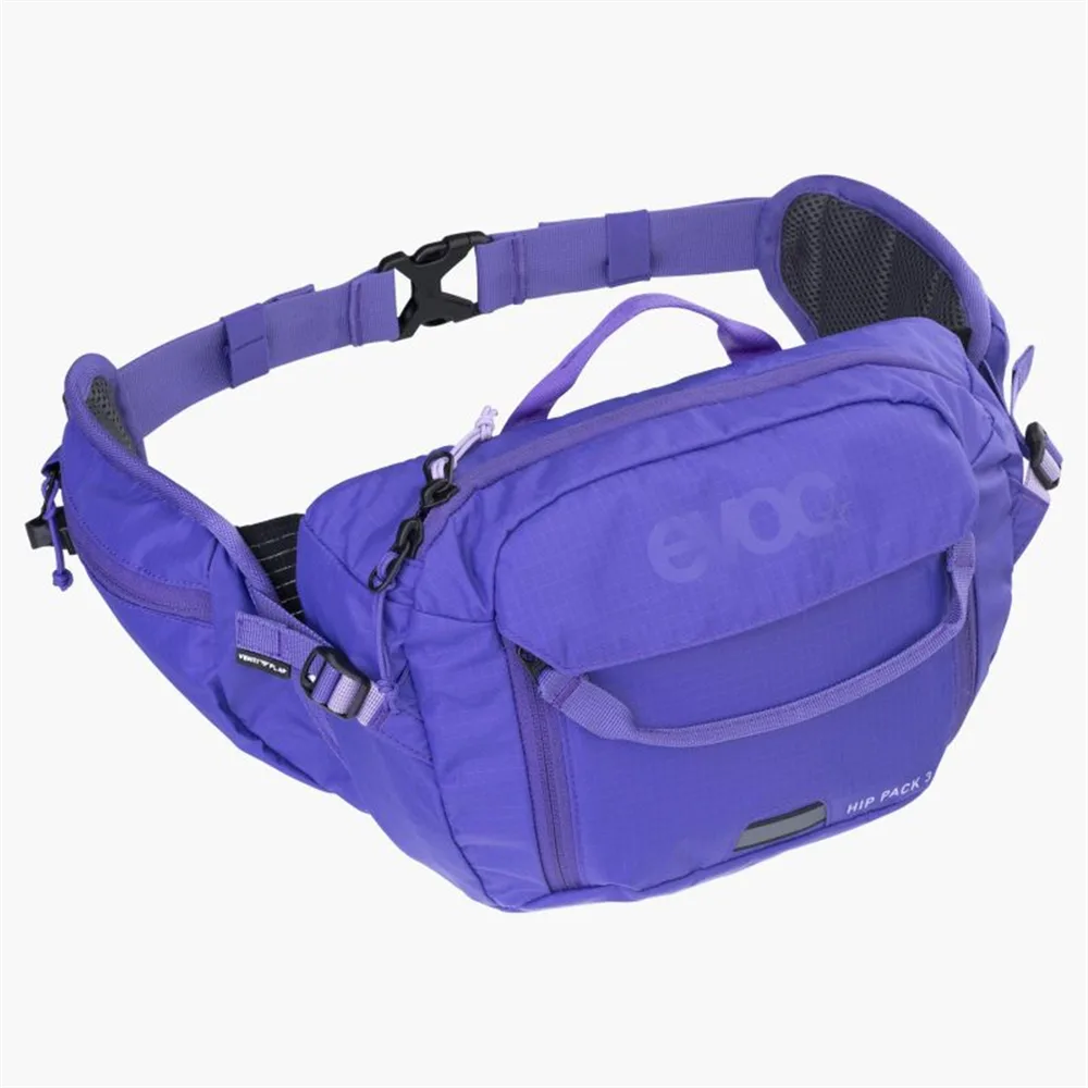 Поясная сумка Evoc Hip Pack 3, Объём 3 л, цвет фиолетовый / Объём 3 л, цвет серо-жемчужный