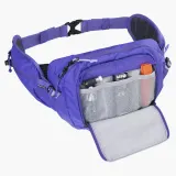 Поясная сумка Evoc Hip Pack 3, Объём 3 л, цвет фиолетовый / Объём 3 л, цвет серо-жемчужный — фото 3