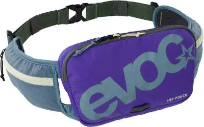 Поясная сумка Evoc Hip Pouch 1, Объём 1 л, цвет фиолетово-стально-оливковый