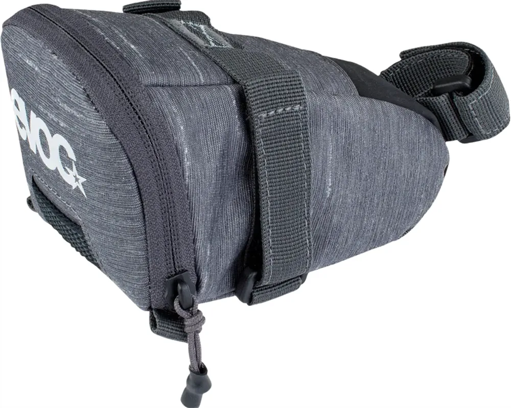 Сумка велосипедная подседельная Evoc Seat Bag Tour, Размер M, объём 0,7 л, цвет серый / Размер M, объём 0,7 л, цвет стальной