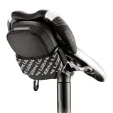 Сумка велосипедная подседельная Lezyne Road Caddy, Объём 0,4 л, цвет чёрный / Объём 1,5 л, цвет бело-чёрный — фото 2