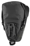 Сумка велосипедная подседельная Ortlieb Saddle Bag Two, Объём 1,6 л, цвет чёрный / Объём 4,1 л, цвет неоновый — фото 3