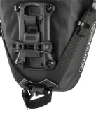 Сумка велосипедная подседельная Ortlieb Saddle Bag Two, Объём 1,6 л, цвет чёрный / Объём 4,1 л, цвет неоновый — фото 5