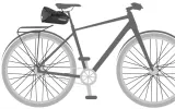 Сумка велосипедная подседельная Ortlieb Saddle Bag Two, Объём 1,6 л, цвет чёрный / Объём 4,1 л, цвет неоновый — фото 6
