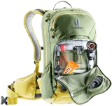 Рюкзак велосипедный Deuter Attack 16, Объём 16 л, цвет жёлтый-хаки / Объём 16 л, цвет сине-песочный — фото 3