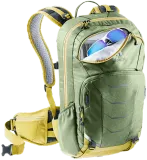 Рюкзак велосипедный Deuter Attack 16, Объём 16 л, цвет жёлтый-хаки / Объём 16 л, цвет сине-песочный — фото 6