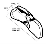 Подседельная сумка Blackburn Outpost Seat Pack, Объём 11 л, цвет чёрно-серо-антрацитовый / Объём 11 л, цвет чёрно-серый — фото 3