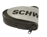Сумка велосипедная подседельная Schwalbe Tour + камера SV15 + 2 монтажные лопатки, Объём менее 0,5 л, цвет чёрно-серый / Объём менее 0,5 л, цвет чёрный — фото 1