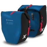 Велосумки Extrawheel Biker, Объём 50 л, цвет чёрно-синий / Объём 50 л, цвет чёрно-жёлтый / Объём 50 л, цвет чёрно-зелёный / Объём 50 л, цвет чёрно-серый / Объём 50 л, цвет красный / Объём 50 л, цвет чёрный — фото 1