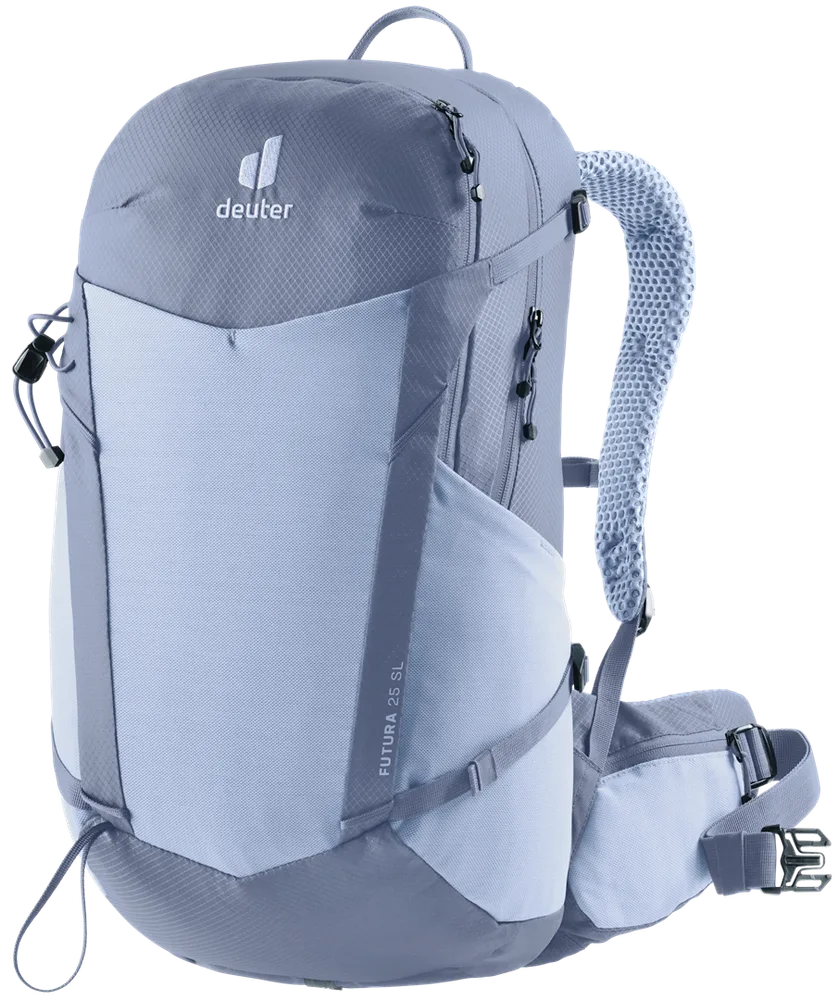 Рюкзак велосипедный Deuter Futura 25 SL, Объём 25 л, цвет сине-голубой / Объём 25 л, цвет чёрный / Объём 25 л, цвет фиолетово-пудровый
