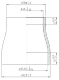 Полуинтегрированная рулевая колонка 1 1/8 - 1 1/2 tapered FSA Orbit 1.5E ZS-1 — фото 3