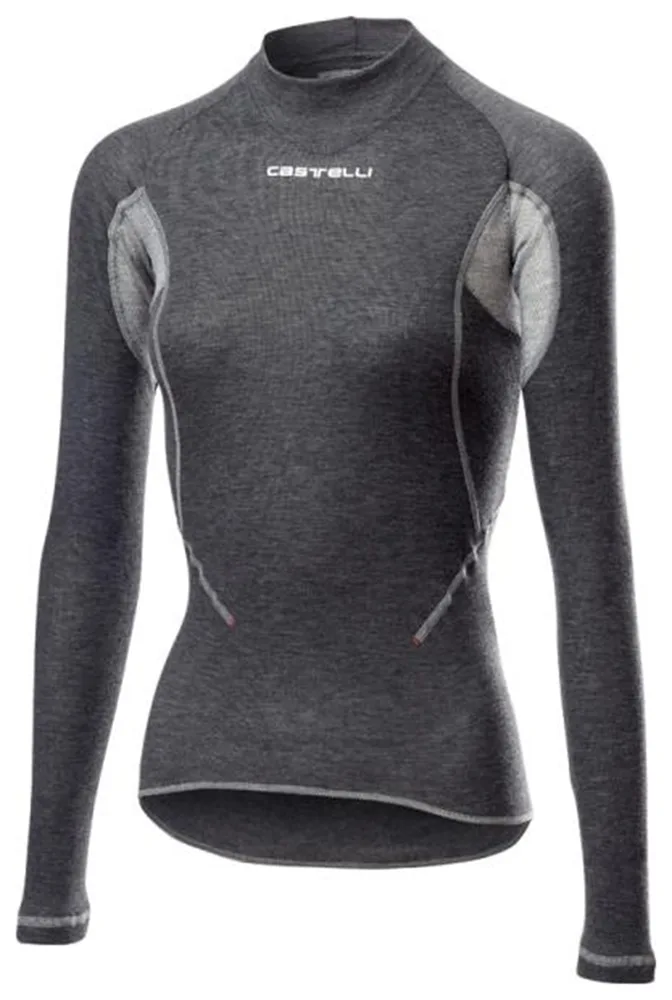Термофутболка женская с длинным рукавом Castelli Flanders 2 W Warm