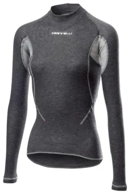 Термофутболка женская с длинным рукавом Castelli Flanders 2 W Warm