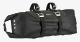 Сумка на руль Brooks Scape Handlebar Roll, Объём 9 л, 10 л, 11 л, цвет чёрно-зелёный / Объём 9 л, 10 л, 11 л, цвет чёрный — фото 1