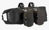 Сумка на руль Brooks Scape Handlebar Roll, Объём 9 л, 10 л, 11 л, цвет чёрно-зелёный / Объём 9 л, 10 л, 11 л, цвет чёрный — фото 5