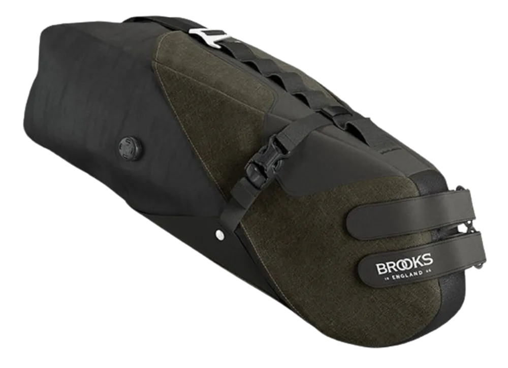 Подседельная сумка Brooks Scape, Объём 8 л, цвет чёрно-зелёный / Объём 8 л, цвет чёрный