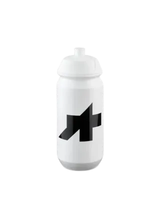 Фляга велосипедная ASSOS Signature Water Bottle, Объём 500 мл, цвет бело-графитовый
