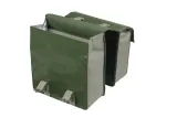 Велосумки Basil Urban Load Double Bag, Объём 53 л, цвет зелёный / Объём 53 л, цвет кирпичный / Объём 53 л, цвет бело-чёрный — фото 2