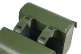 Велосумки Basil Urban Load Double Bag, Объём 53 л, цвет зелёный / Объём 53 л, цвет кирпичный / Объём 53 л, цвет бело-чёрный — фото 4