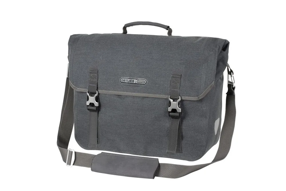 Сумка велосипедная на багажник Ortlieb Commuter-Bag Two Urban QL2.1, Объём 20 л, цвет серый / Объём 20 л, цвет тёмно-синий