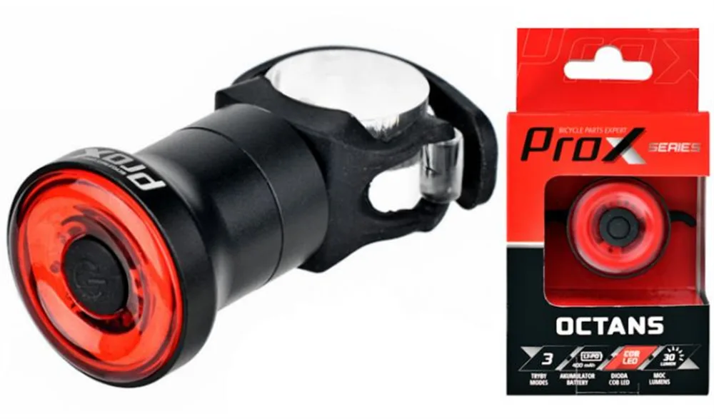 Фонарь велосипедный задний Prox Octans COB LED