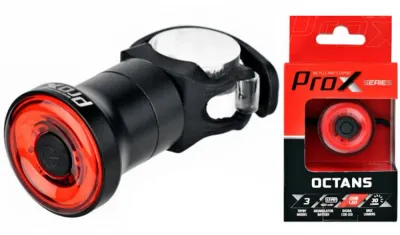 Фонарь велосипедный задний Prox Octans COB LED