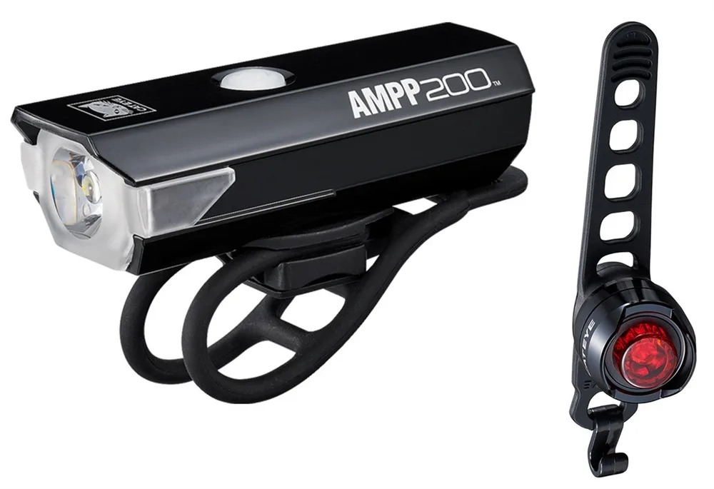 Комплект велосипедных фонарей CatEye HL-EL042RC AMPP 200 / SL-LD160RC-R ORB