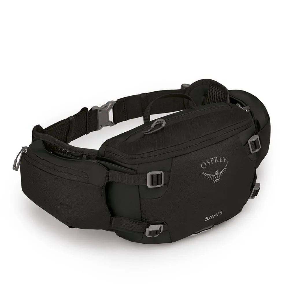 Поясная сумка Osprey Savu 5, Объём 5 л, цвет чёрный / Объём 5 л, цвет морской