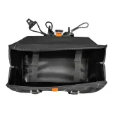 Сумка на руль Ortlieb Handlebar Pack QR, Объём 11 л, цвет чёрно-оранжевый / Объём 11 л, цвет коричневый — фото 4
