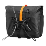 Сумка на руль Ortlieb Handlebar Pack QR, Объём 11 л, цвет чёрно-оранжевый / Объём 11 л, цвет коричневый — фото 6