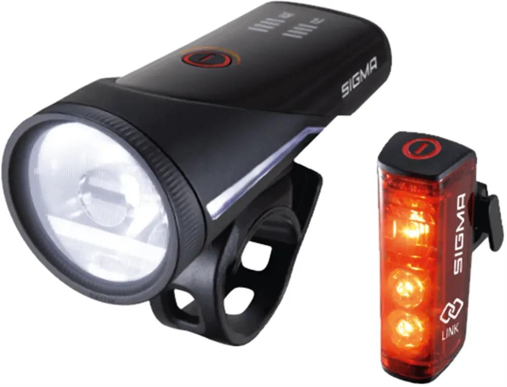 Комплект велосипедных фонарей Sigma Aura 100 + Blaze Link