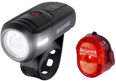 Комплект велосипедных фонарей Sigma Aura 45 + Nugget II