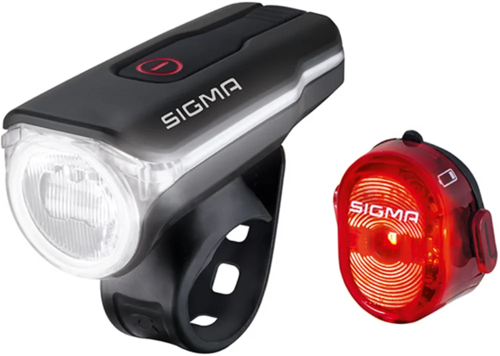 Комплект велосипедных фонарей Sigma Aura 60 + Nugget II