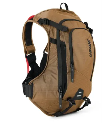 Рюкзак велосипедный с питьевой системой USWE MTB Hydro 12, Объём 12 л, цвет коричнево-чёрный
