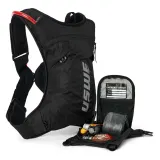 Рюкзак велосипедный с питьевой системой USWE MTB Hydro 3, Объём 3 л, цвет чёрно-антрацитовый / Объём 3 л, цвет бело-чёрный / Объём 3 л, цвет чёрно-красный — фото 4